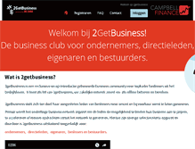 Tablet Screenshot of 2getbusiness.com